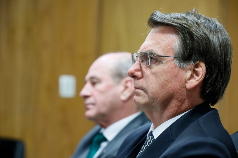 Bolsonaro se reuniu nesta ter&ccedil;a-feira (27) com o Cons&oacute;rcio Interestadual da Amaz&ocirc;nia Legal&nbsp; – Isac N&oacute;brega/PR