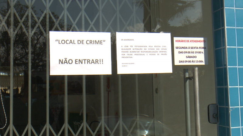 Loja est&aacute; fechada desde o dia da pris&atilde;o de Magali – Marcelo Thomazelli / RICTV