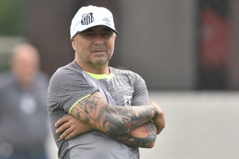 Jorge Sampaoli tem contrato com o Santos at&eacute; o final de 2020 – Ivan Storti/Santos FC/Fotos P&uacute;blicas/Divulga&ccedil;&atilde;o/ND