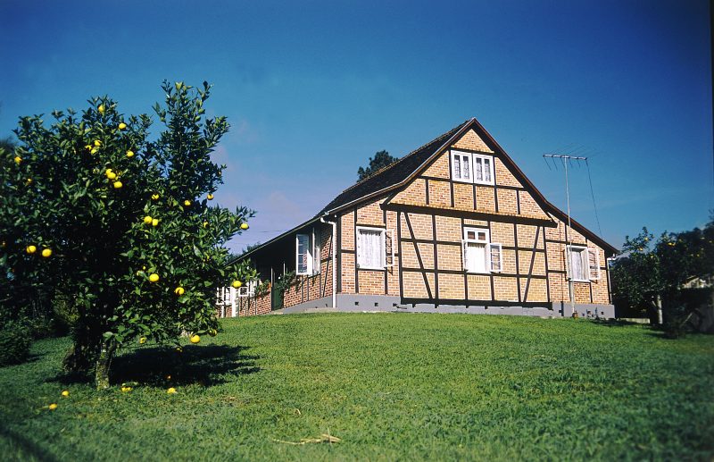 Pomerode &eacute; o munic&iacute;pio que mais tem casas em estilo enxaimel fora da Alemanha – Santur/Divulga&ccedil;&atilde;o/ND
