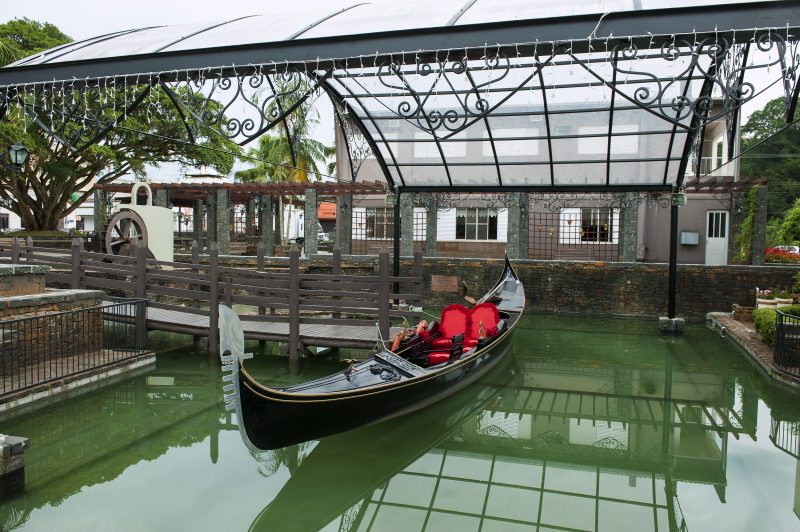 Nova Veneza tem uma das quatro g&ocirc;ndolas originais fora da It&aacute;lia – Foto: Markito/Santur/Divulga&ccedil;&atilde;o/ND