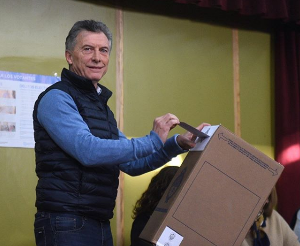 Um dos motivos do baixo desempenho do atual presidente &eacute; a crise econ&ocirc;mica pela qual a Argentina atravessa – Reprodu&ccedil;&atilde;o/Instagram