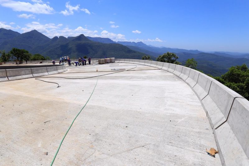 Obras na Serra da Rocinha, na BR-285, começaram há cinco anos – Foto: Divulgação/ND