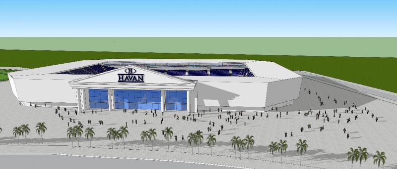 A Arena Havan era sonho antigo do Quadricolor – Foto: Reprodução/ND