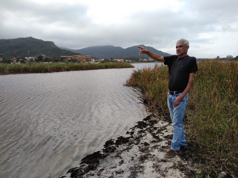 Ilha de vegeta&ccedil;&atilde;o em meio &agrave; lagoa era flutuante, diz Valtinho – Andr&eacute;a da Luz/ND