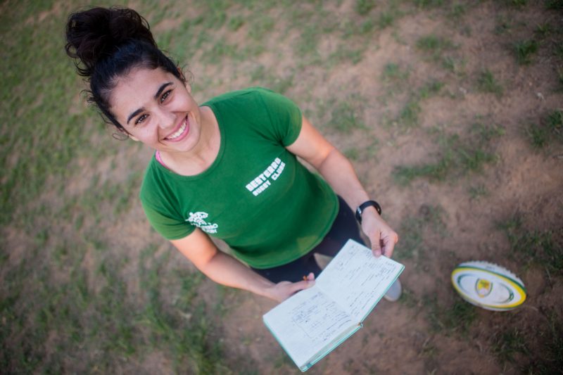 Lariane Pruner, treinadora do Desterro Rugby – Flavio Tin/ND