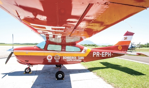 Pra&ccedil;as da Pol&iacute;cia Militar e Corpo de Bombeiros n&atilde;o podem pilotar aeronaves oficiais em SC – Foto: Divulga&ccedil;&atilde;o/ND