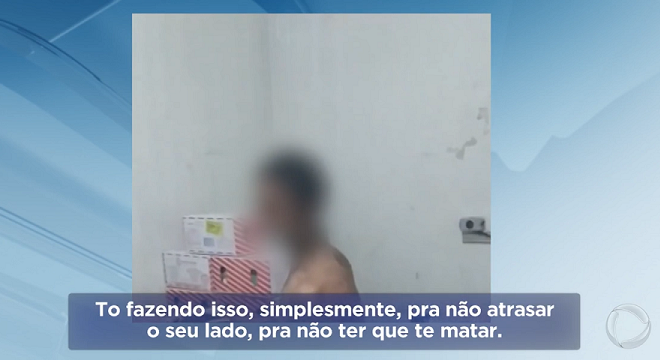 Adolescente de 17 anos &eacute; torturado por seguran&ccedil;as de supermercado em SP – Reprodu&ccedil;&atilde;o/Record TV