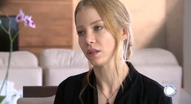 Najila Trindade – A modelo ficou conhecida em 2019 após acusar Neymar de estupro e agressão – Foto: Reprodução/Record TV