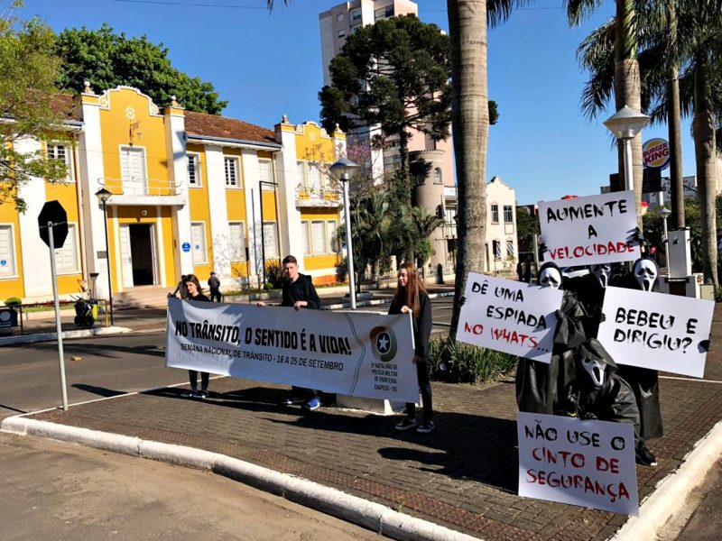 Avenida Getúlio Vargas – Polícia Militar/Divulgação/ND