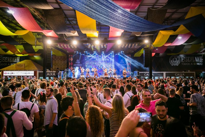 A 37ª edição da Oktoberfest acontece de 5 a 23 de outubro de 2022 – Foto: Daniel Zimmermann/Divulgação/ND