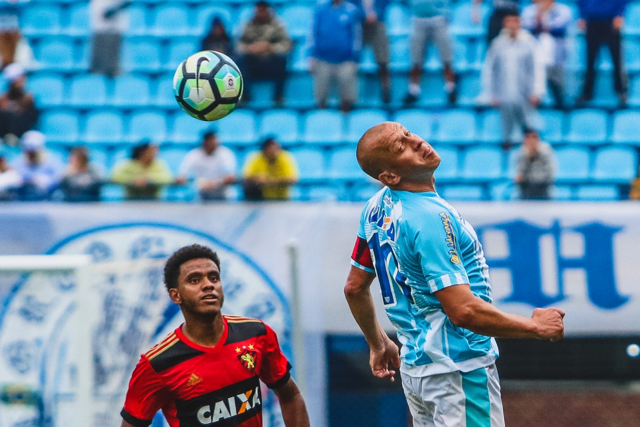 Marquinhos Santos em mais uma Série A, disputada com a camiseta do Leão - Daniel Queiroz/ND/ND