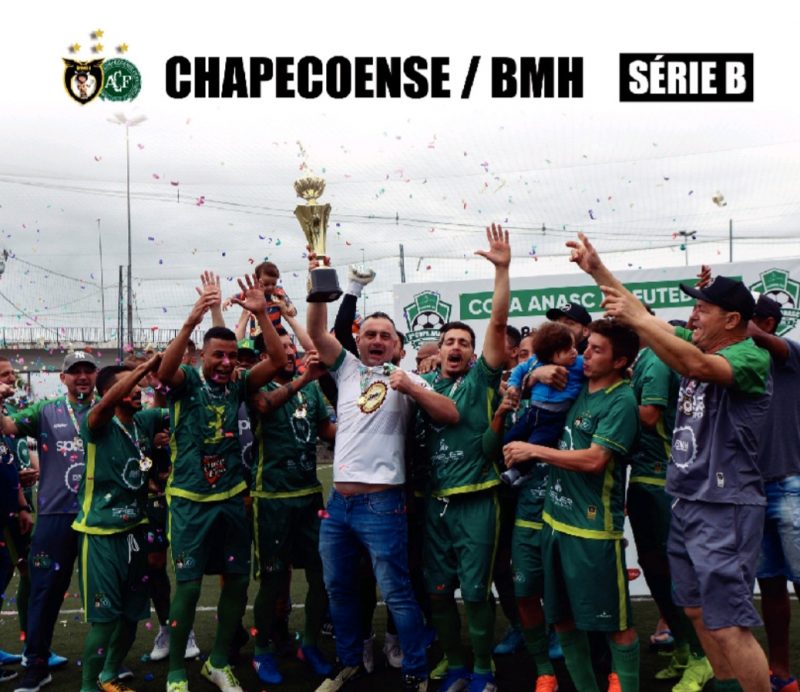 Chapecoense/BMH conquista o título da Série B – Foto: Reprodução/ND