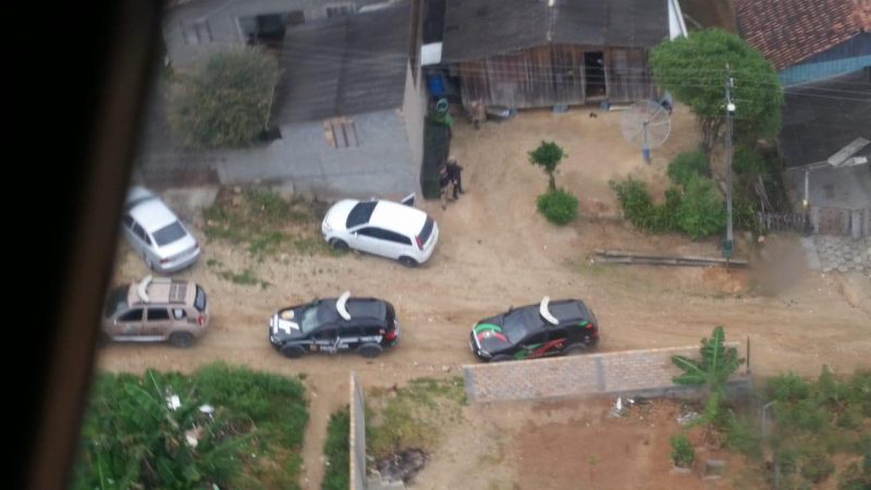 Operação Tamanduá aconteceu na região de Braço do Norte, no Sul do Estado -Divulgação/Polícia Civil