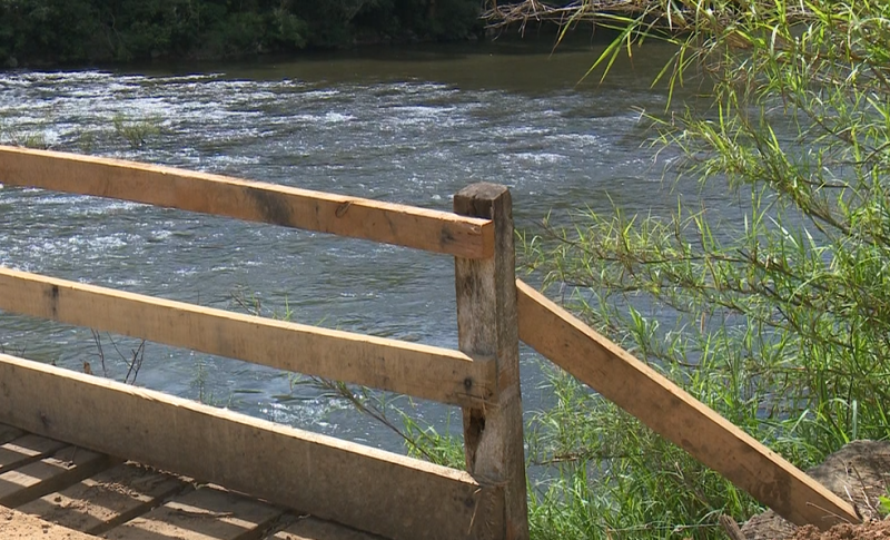 Rio Chapecozinho, em Marema – Foto: RICTV/Divulgação