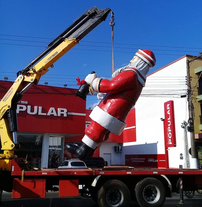 Obra foi instalada no bairro Efapi – Foto: Arquivo pessoal/Reprodu&ccedil;&atilde;o/ND