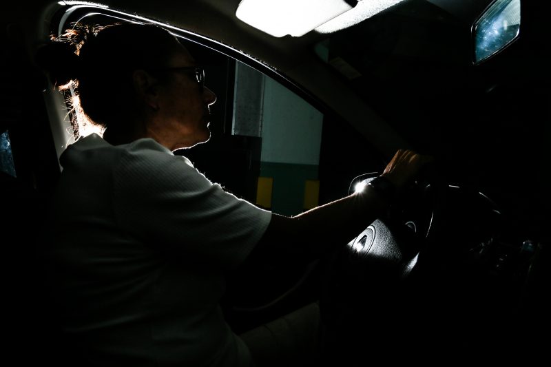 L.C. desistiu de trabalhar como motorista de aplicativo após sofrer vários casos de importunação sexual e assédio moral – Foto: Anderson Coelho/ND