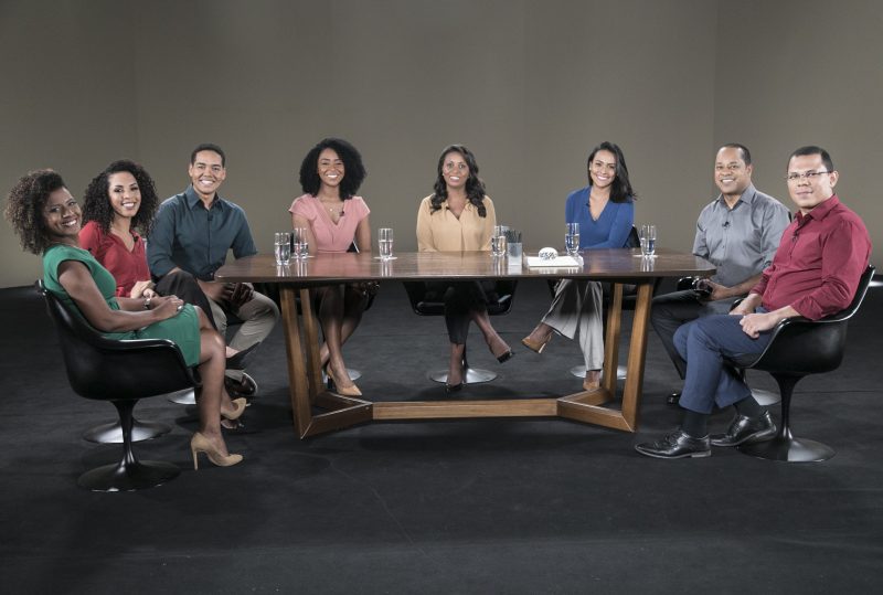 Jornalistas definiram assuntos a serem tratados na reuni&atilde;o de pauta sobre a Semana da Consci&ecirc;ncia Negra – Foto: Antonio Chahestian/Record TV/ND