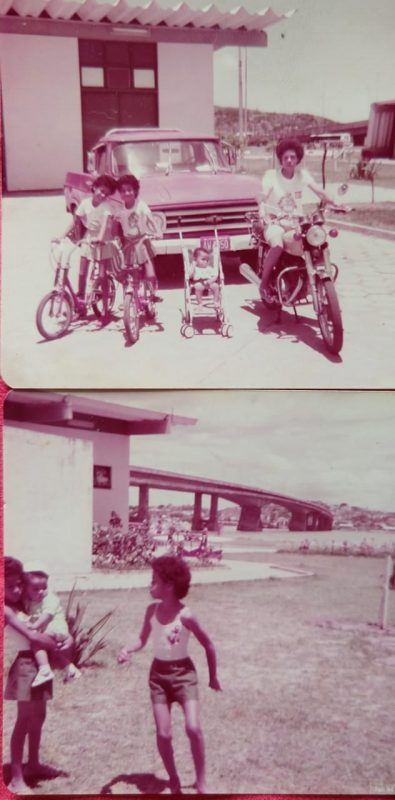 Na foto Adriana est&aacute; acompanhada dos irm&atilde;os Hudson, Andr&eacute;ia e da m&atilde;e Maria Jaci Vilela – Foto: Arquivo pessoal/Divulga&ccedil;&atilde;o/ND