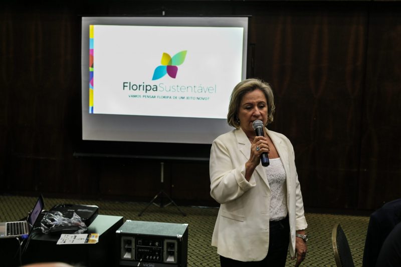 Para coordenadora do movimento, Zena Becker, plano diretor é muito importante para a cidade. – Foto: Anderson Coelho/Arquivo/ND