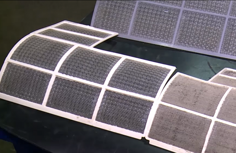 Filtro sujo dificulta a proliferação do ar, fazendo com que o aparelho trabalhe mais – Foto: RICTV/Divulgação/ND