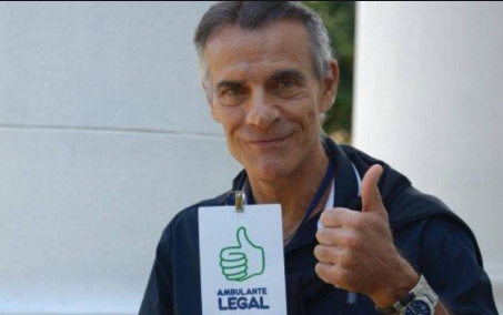 M&aacute;rio Gomes agora atua como ambulante – Foto: Divulga&ccedil;&atilde;o Prefeitura do Rio de Janeiro