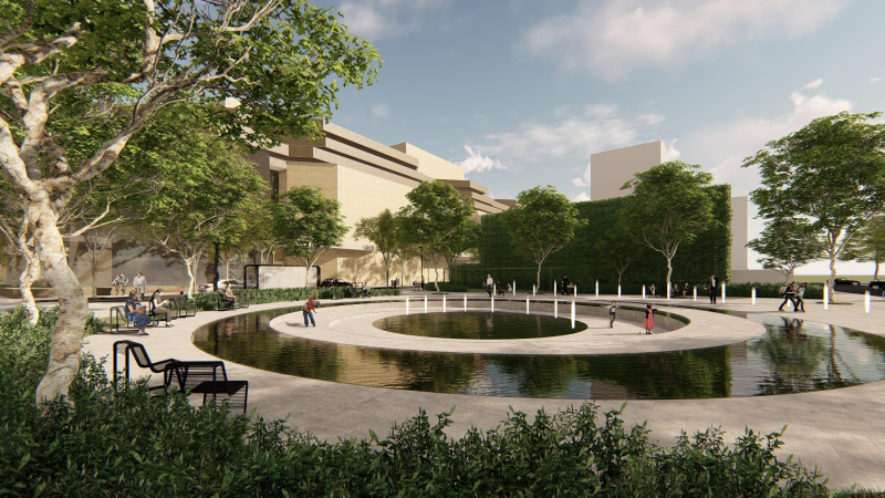 Projeto da pra&ccedil;a Forte S&atilde;o Lu&iacute;s, na Beira-Mar Norte – Foto: Divulga&ccedil;&atilde;o/ND