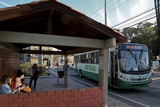 Transporte coletivo em Palhoça &#8211; Foto: Julio Cavalheiro/Arquivo/Secom/ND