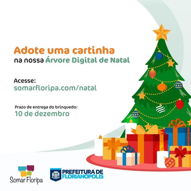 Campanha traz 500 cartinhas de crianças atendidas por entidades cadastradas na plataforma e que aguardam presentes do Papai Noel – PMF/Divulgação/ND