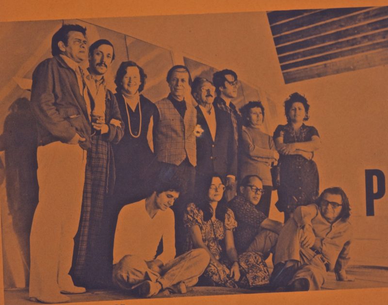 Exposi&ccedil;&atilde;o de 1974, na Assembleia Legislativa reuniu 13 artistas de Florian&oacute;polis – Foto: Instituto Meyer Filho/Divulga&ccedil;&atilde;o