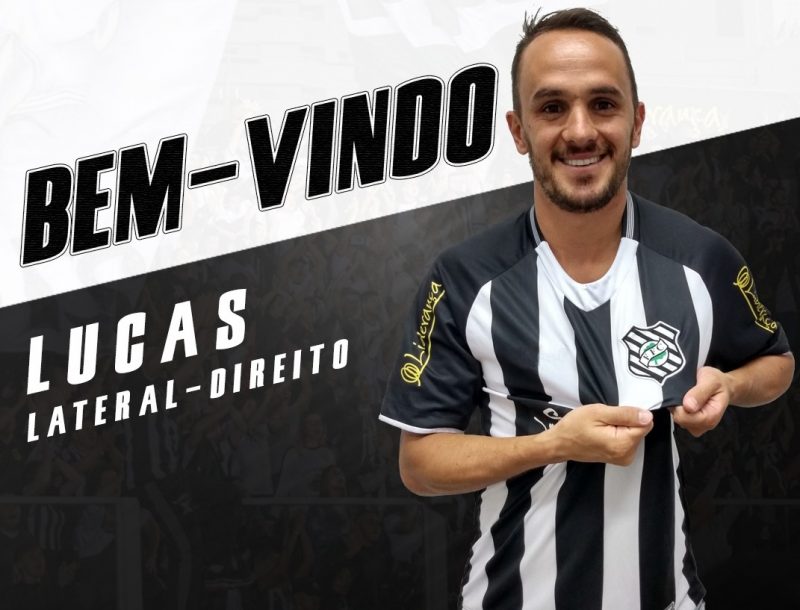 An&uacute;ncio do retorno do Lucas para o Figueirense – Foto: FFC/Divulga&ccedil;&atilde;o/ND