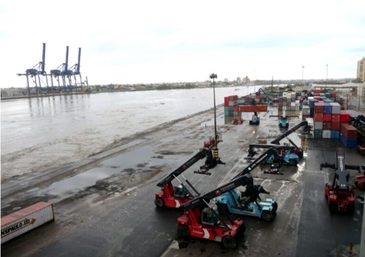 Com acesso ao porto de Itajaí fechado, navio desiste e vai para a Argentina – Foto: Porto de Itajaí/Arquivo/ND