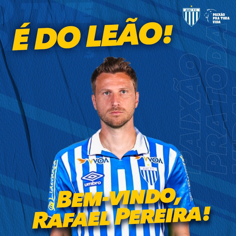 Rafael Pereira, zagueiro, é o terceiro reforço do Avaí para 2020. – Foto: Arte Avaí FC/divulgação
