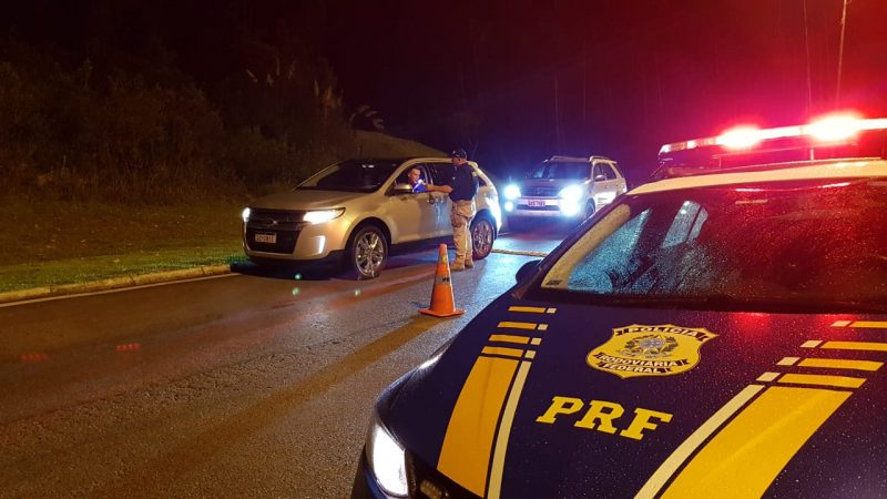 PRF registrou aumento no número de motoristas embriagados em relação à sexta-feira e ao final de semana anterior – Foto: PRF/Divulgação/ND
