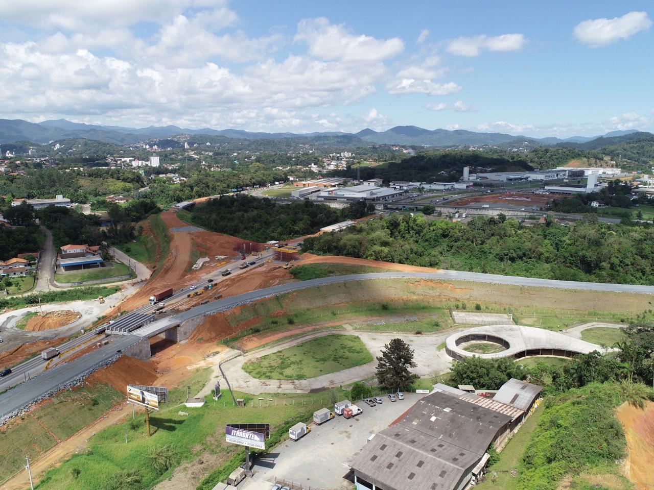 In August 2020, DNIT released the new Maphisa viaduct on BR-470 in Blumenau - Dnit/Disclosure/ND.