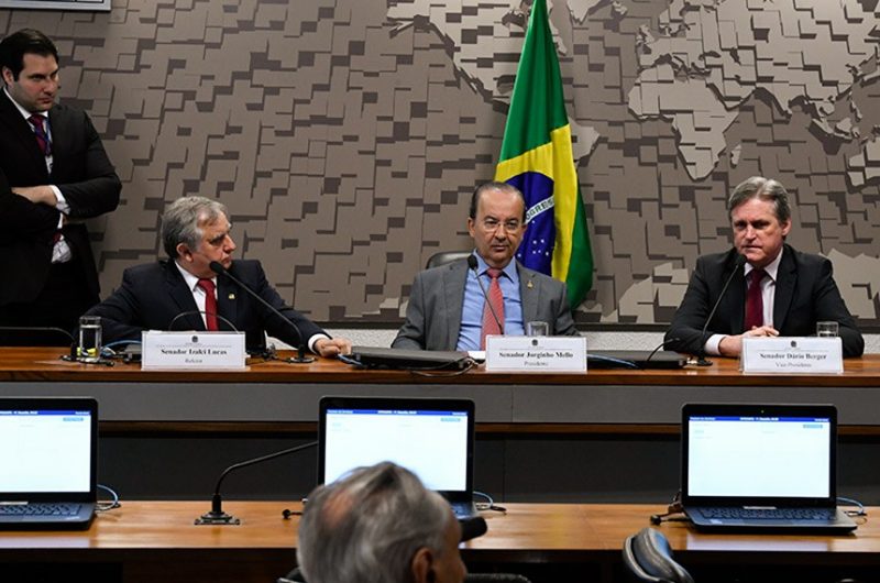 Izalci Lucas, Jorginho Mello e D&aacute;rio Berger comandar&atilde;o a comiss&atilde;o parlamentar de inqu&eacute;rito – Foto: Edilson Rodrigues/Ag&ecirc;ncia Senado/ND