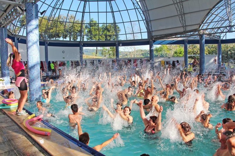Termas Piratuba foi fechado na última sexta-feira (20) – Foto: Termas de Piratuba/Divulgação/ND