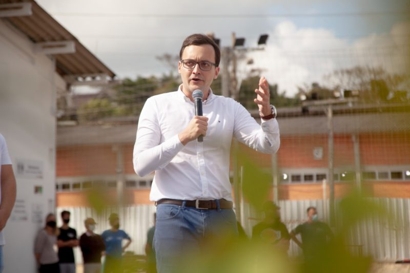 Prefeito Andr&eacute; Moser disse que em Indaial n&atilde;o haver&aacute; linguagem neutra – Foto: Divulga&ccedil;&atilde;o/Prefeitura de Indaial/ND