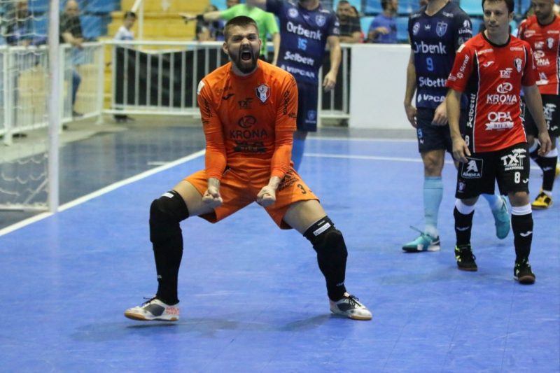 Título do Campeonato Catarinense vale vaga na Taça Brasil – Foto: Juliano Schmidt/JEC Futsal/Divulgação