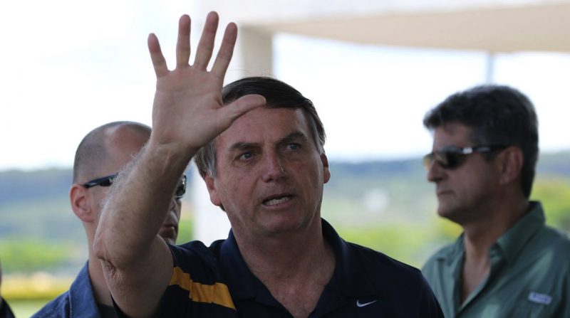 Presidente Jair Bolsonaro conversa com a imprensa em frente ao Palacio da Alvorada – Foto: Fabio Rodrigues Pozzebom/Ag&ecirc;ncia Brasil/ND