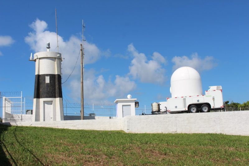 Radar meteorológico em Araranguá – Foto: Defesa Civil de Santa Catarina/Divulgação/ND