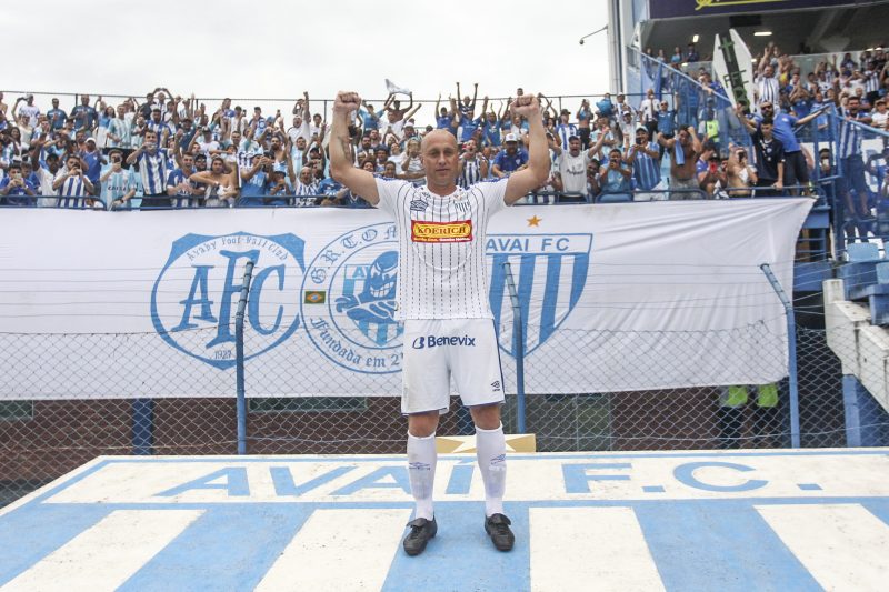 Marquinhos se despediu dos gramados em 2019, em clássico contra o Figueirense – Foto: Marco Santiago/Arquivo/ND