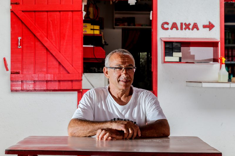 Alécio Viera dedicou 39 anos da vida ao bar que leva seu nome – Foto: Anderson Coelho/ND