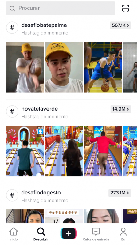 Trendings no TikTok – Foto: Reprodu&ccedil;&atilde;o/TikTok/ND