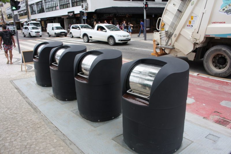 Em Balne&aacute;rio Cambori&uacute;, projeto ReciclaBC j&aacute; arrecadou toneladas de res&iacute;duos implanta&ccedil;&atilde;o – Foto: Ambiental/Divulga&ccedil;&atilde;o/ND