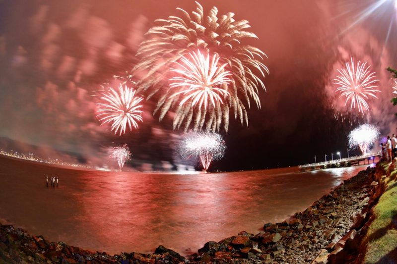 Evento contou com mais de 16 minutos de show pirot&eacute;cnico num dos pontos tur&iacute;sticos mais famosos da Capital – Foto: Cristiano Andujar/PMF
