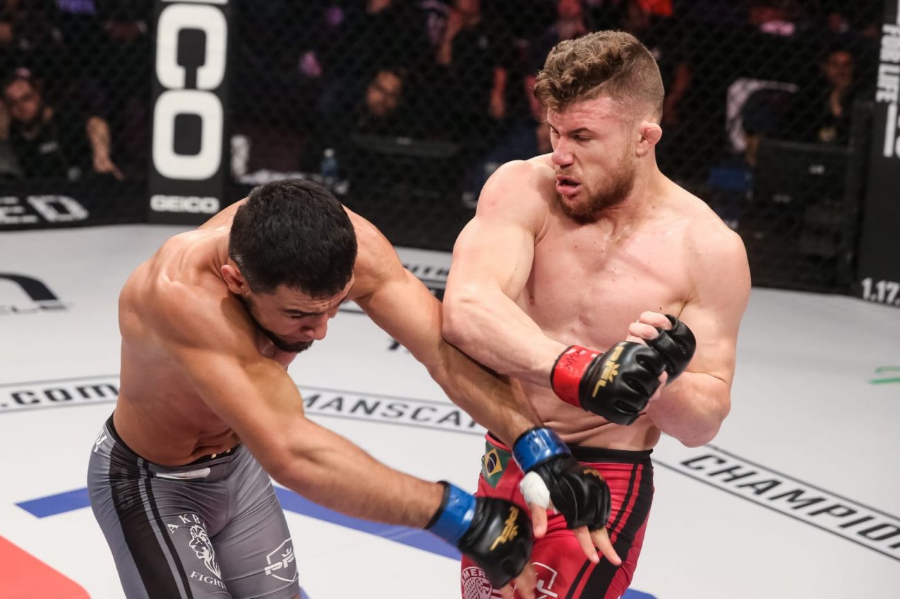 Na grande final, o joinvilense Natan Schulte deixou para trás Loik Radzhabov, do Tadjiquistão - Arquivo pessoal/divulgação/ND