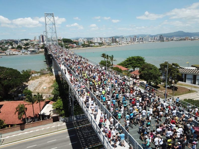 Ponte Hercílio Luz foi reinaugurada no dia 30 de dezembro – Foto: Leonardo Sousa/PMF/Divulgação/ND