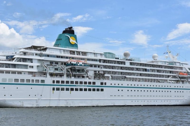 Capacidade do navio é de 550 passageiros &#8211; Foto: Prefeitura de São Francisco do Sul/ Divulgação ND