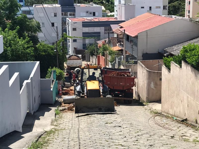 Obras foram realizadas na rua